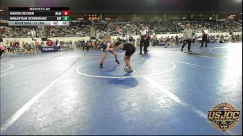 61 lbs Semifinal - Kaden Decker, Mojo Grappling Academy vs Sebastian Rodriguez, ICEFIGHTER U