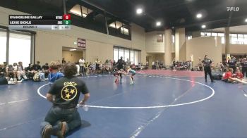 55+62+70 Round 2 - Lexie Sickle, Scorpion Wrestling Club vs Evangeline Ballay, Mcminn Tribe Wrestling Club