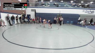 125 lbs Cons. Round 4 - Ashton Lewis, Middleton Wrestling Club vs Wyatt Coates, TW Wrestling