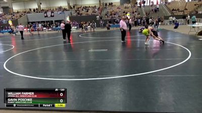 120 lbs Cons. Round 2 - Gavin Poschke, Rabbit Wrestling Club vs William Farmer, Spring Hill Wrestling Club