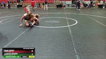 130 lbs Finals (2 Team) - Landon Messer, Dayton Bandits vs Shad Henry, Xtreme Team