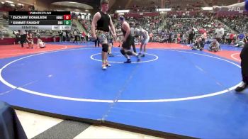 120 lbs Semifinal - Zachary Donalson, Honey Badger Wrestling Club vs Summit Faught, Saints Wrestling Club