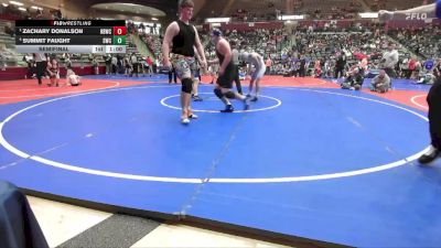 120 lbs Semifinal - Zachary Donalson, Honey Badger Wrestling Club vs Summit Faught, Saints Wrestling Club