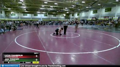 182 lbs Cons. Round 2 - Lucas Chamberlin, Governor Wrestling vs Jake Toshcoff, Fossil Wrestling