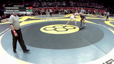 D1-175 lbs Champ. Round 1 - Giovanni Cursio, Uniont. Lake vs Chase McKenna, Walsh Jesuit