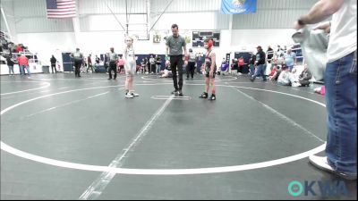 67-70 lbs Consi Of 4 - Solomon Twilley, Aztec Grappling Academy vs Averie White, Murray County Takedown Club