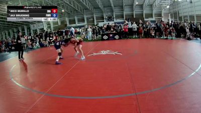 132 lbs Cons. Semis - Nico Murillo, Sanderson Wrestling Academy vs JAX BRUENING, Patriot Wrestling