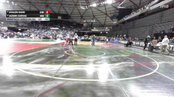 Girls 3A 105 lbs Cons. Round 2 - Jazmin Cuevas, Cheney (Girls) vs Avalon Kahn, Stanwood (Girls)