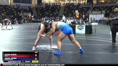 207 lbs Cons. Semi - Alivia White, Iowa vs Maria Aiono, Presbyterian