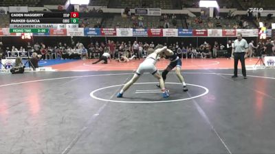 138 lbs Placement (16 Team) - Caden Haggerty, St. Augustine Prep vs Parker Garcia, Corner Canyon