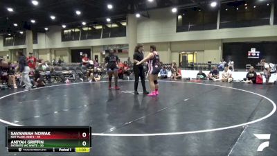 Placement (4 Team) - Aniyah Griffin, Patriots WC White vs Savannah Nowak, Not Plain Jane`s