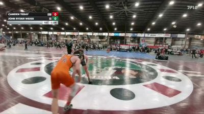 138 lbs Quarterfinal - Camden Tebay, Dell Rapids Wrestling vs John Ryder Weiss, Hot Springs