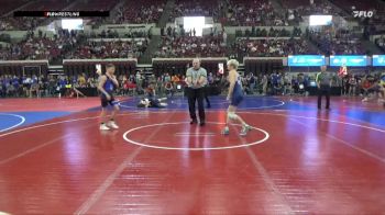 109 lbs Champ. Round 1 - Adrien Lara, Bison Wrestling vs Cameron Spencer, Malta Mustang Wrestling Club