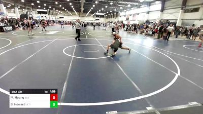 157 lbs Round Of 16 - Maxwell Hoang, Silverback WC vs Braiden Howard, Ultimate Wresting Club