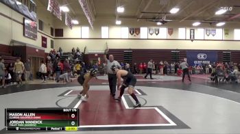 190 lbs Round 1 - Mason Allen, Clarion-Goldfield-Dows vs Jordan Wandick, Tinley Park (Andrew)