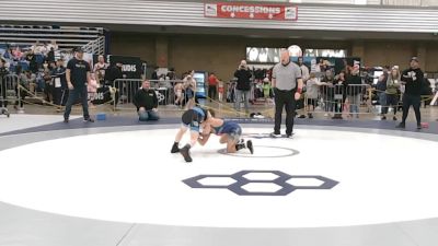 63 lbs Cons. Quarters - Eli Gida vs Clay Mock, Midwest Xtreme Wrestling