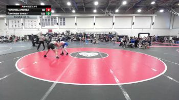 190 lbs Round Of 16 - Samuel Andrea, Xavier vs Andrew Sakey, Fairfield Ludlowe