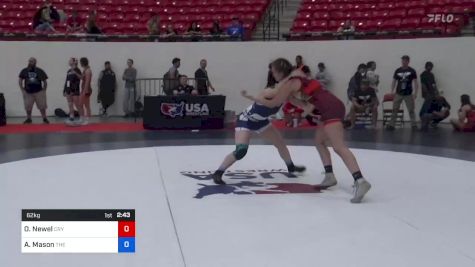 62 kg Cons 16 #2 - Olivia Newel, Cry Wolf Wrestling vs Alioz Mason, The Factory Wrestling Club