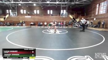 126 lbs Champ. Round 1 - Lucas Vasquez, Leland vs Tasman Johnson, Palo Alto