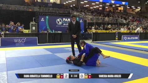 Vanessa Maria Avalos vs Raina Donatella Tumminello 2025 Pan Kids Jiu-Jitsu IBJJF Championship