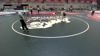 133 lbs Cons. Round 3 - Tyson Zvonar, Illinois Wesleyan vs Trenden Bashore, Olivet