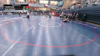 157 lbs Cons. Round 1 - Kole Johnson, Shawnee Mission Northwest HS vs Thaden Bone, Lucas Lovejoy