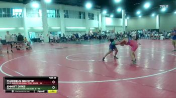 157 lbs Round 5 (6 Team) - Emmitt Dirks, Nebraska Green Machine (Dev B) vs Thaddeus Nikodym, S.E.O. Wrestling Club- Team White