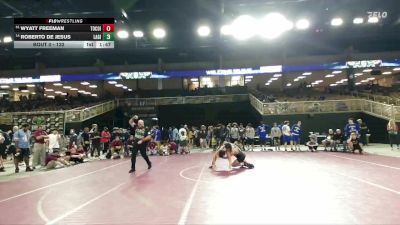 132 lbs Champ. Round 1 - Wyatt Freeman, Tocoi Creek vs Roberto De Jesus, Lake Gibson