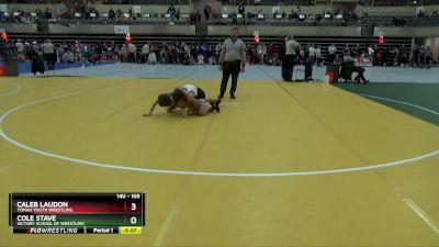 105 lbs 3rd Place Match - Caleb Laudon, Tomah Youth Wrestling vs Cole Stave, Victory School Of Wrestling