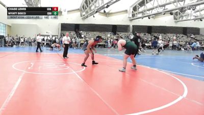 222-H lbs Semifinal - Chase Lewis, Henlopen Hammers vs Wyatt Sisco, Kinnelon