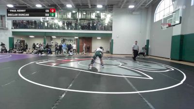 126 lbs Quarterfinal - Paul Kenny, Christian Brothers Academy vs Declan Duncan, Trinity