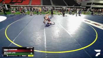 125 lbs Quarterfinal - Erika Olkowski, Hawaii vs Brynlee Lutz, Alaska