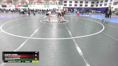 197 lbs Champ. Round 1 - Austin Vanek, Montana State-Northern vs Trystan Rogers, Jamestown (N.D.)