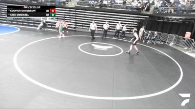 6A 113 lbs Champ. Round 1 - Tate Mikesell, Syracuse vs Cooper Sorenson, Skyridge