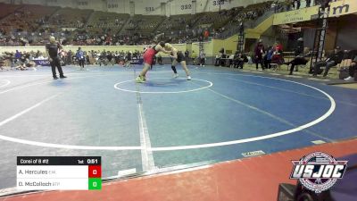 195 lbs Consi Of 8 #2 - Alex Hercules, Elgin Wrestling vs Devin McColloch, Tulsa Blue T Panthers