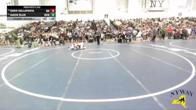 101 lbs Champ. Round 1 - Drew DellaPenta, Eden Wrestling Club vs Jason Ellis, Webster Schroeder Youth Wrestling