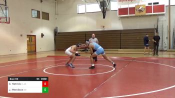 165 lbs Consolation - Caleb Hetrick, Clarion vs Jacob Mendoza, Air Force Prep