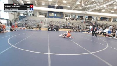 120 lbs Hendrix Newcomb, Oklahoma Blue vs Colton Roberts, Washington