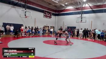 132/138 Round 1 - Ayden Surratt, Unattached vs Trey Coleman, Mighty Warriors Wrestling Acad