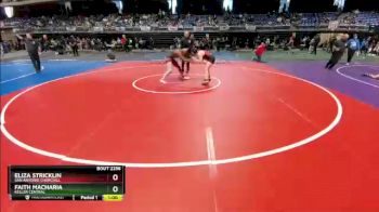 6A - 165 lbs Cons. Semi - Faith Macharia, Keller Central vs Eliza Stricklin, San Antonio Churchill