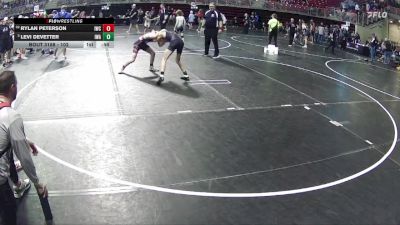 102 lbs Cons. Round 4 - Rylan Peterson, Impact Wrestling Club vs Levi DeVetter, IronHawk Wrestling Academy