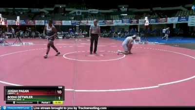 190 lbs Quarterfinals (8 Team) - Gerard Johnson, St. Mary`s Ryken vs Brenden Siebert, New Kent