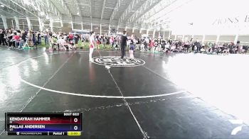 120 lbs Champ. Round 1 - Kendayrah Hammer, ID vs Pallas Andersen, UT