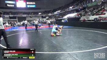 7A 138 lbs Cons. Round 2 - Konner Galvez, Enterprise HS vs Lewis Miller, Auburn