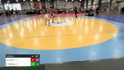 138 lbs Rr Rnd 2 - AJ Kroft, Buffalo Valley White vs Tyler Perkins, Upstate Uprising