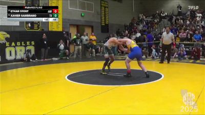 135 lbs Cons. Round 1 - Ethan Stout, Anderson Attack WC vs Xavier Sambrano, Team Dinamites