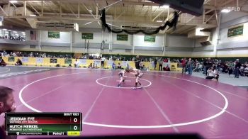 60 lbs Champ. Round 3 - Hutch Merkel, Mobridge AAU Wrestling vs Jedidiah Eye, Watford City Wolves