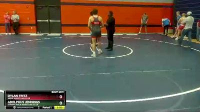 160 lbs Round 1 - Dylan Fritz, Wave Wrestling Club vs Adolphus Jennings, Strong Rock Wrestling Club