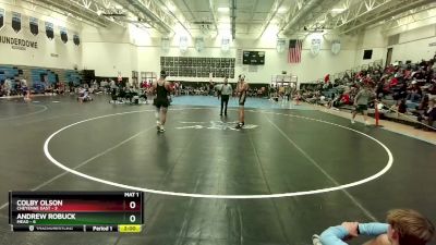 190 lbs Finals (2 Team) - Colby Olson, Cheyenne East vs Andrew Robuck, Mead