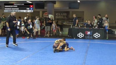 49 lbs Champ. Rd Of 16 - JaMarcus Pope vs Rodrick Waitkus, Team Tulsa Wrestling Club